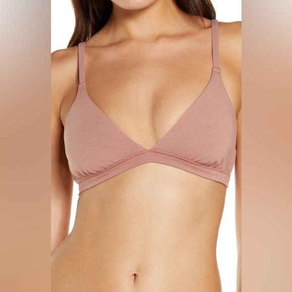 SKIMS Other - 🆕 SKIMS Rose Clay Cotton Stretch Jersey Triangle Bralette